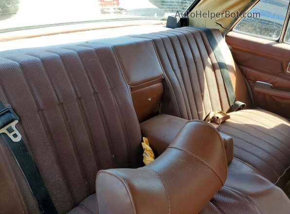 11511710115414 1976 MERCEDES-BENZ 240 Оранжевый Вид задних сидений