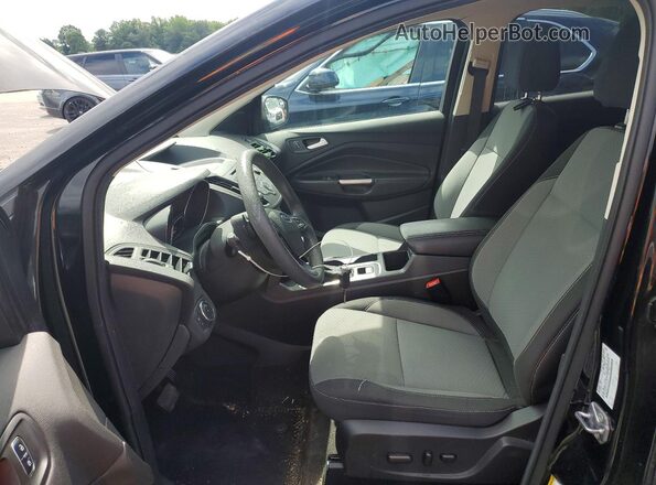 1FMCU0GD9HUD81308 2017 FORD ESCAPE Black Вид панелі приладів