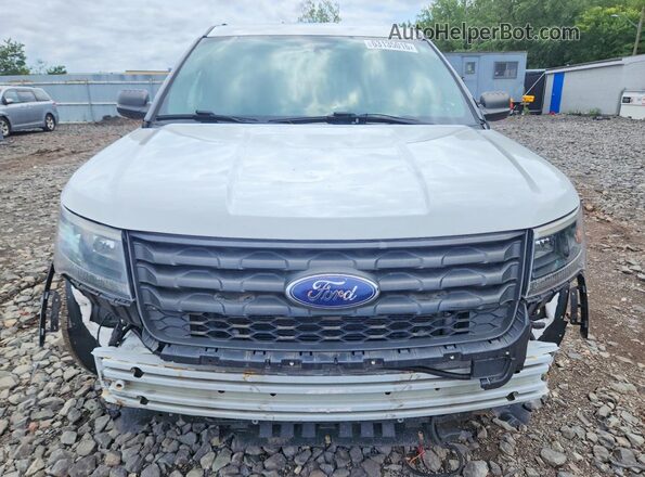 1FM5K8AR6KGB22931 2019 FORD EXPLORER Белый Вид сзади