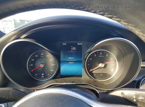 WDDWF8EB3LR543429 2020 MERCEDES-BENZ C White Vista de los asientos traseros