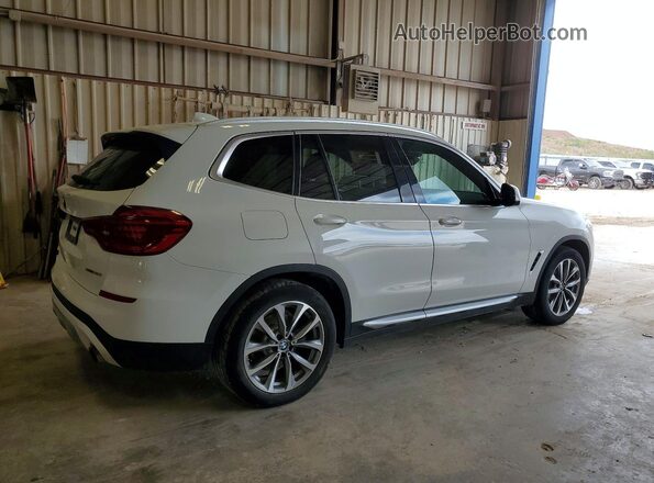 5UXTR7C54KLE98449 2019 BMW X3 White Front right