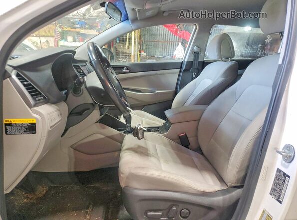 KM8J3CA29GU093175 2016 HYUNDAI TUCSON White წინა პანელის ხედი