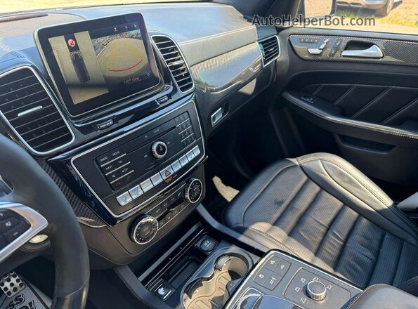 4JGED7FB7GA020743 2016 MERCEDES-BENZ GLE Black Vista de los asientos traseros