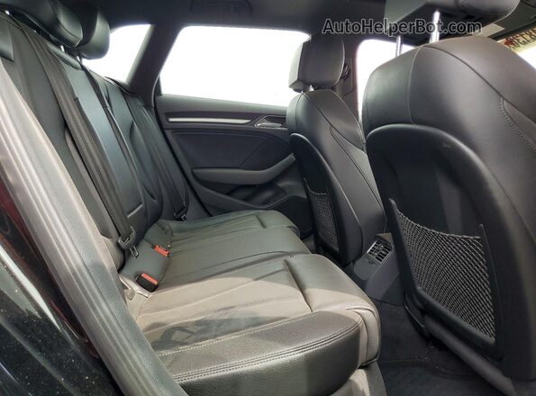 WAUUPBFF3JA058164 2018 AUDI A3 Black Rear interior view