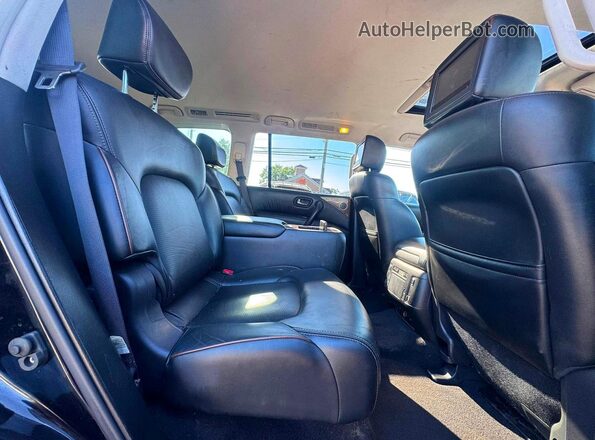 JN8AY2NE1J9731471 2018 NISSAN ARMADA Charcoal Rear view