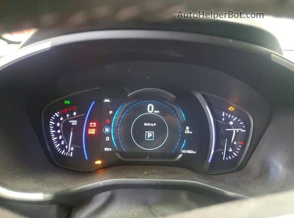 5NMS33AD2LH212423 2020 HYUNDAI SANTA FE Orange Vista de los asientos traseros