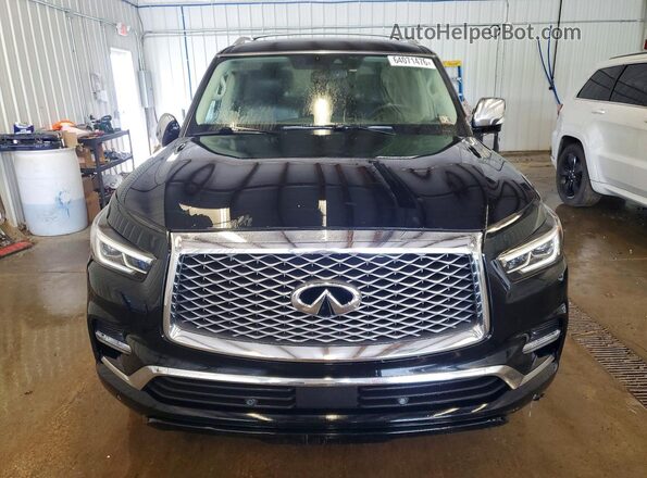 JN8AZ2NE7K9227070 2019 INFINITI QX80 Black Հետևի տեսք