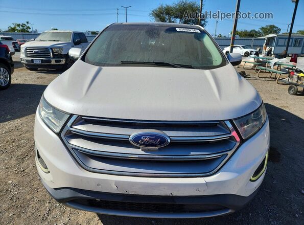 2FMPK3K8XGBB78628 2016 FORD EDGE Белый Вид сзади