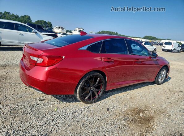 1HGCV1F10JA253823 2018 HONDA ACCORD Red წინა მარჯვენა