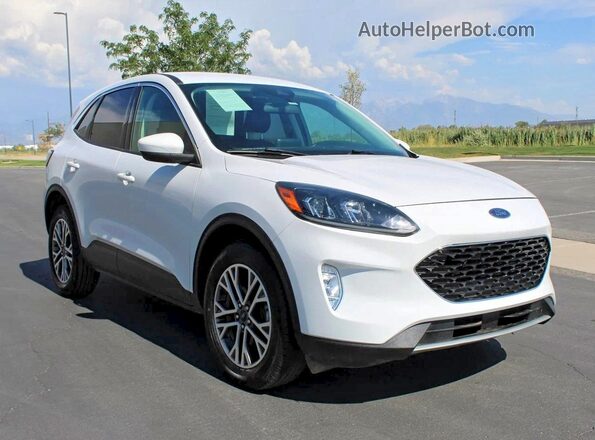 1FMCU9H68NUA82523 2022 FORD ESCAPE White Tył lewy