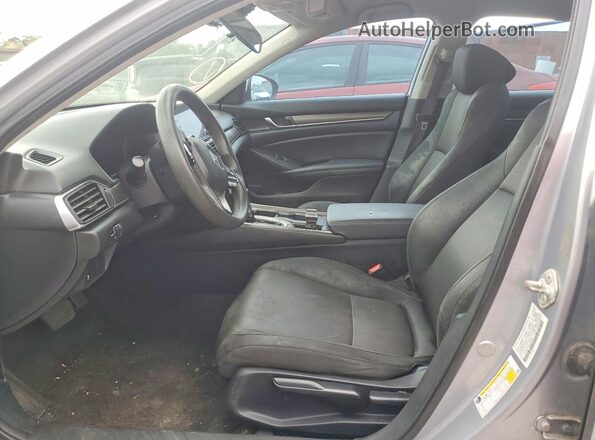1HGCV1F19KA010979 2019 HONDA ACCORD Silver Widok deski rozdzielczej
