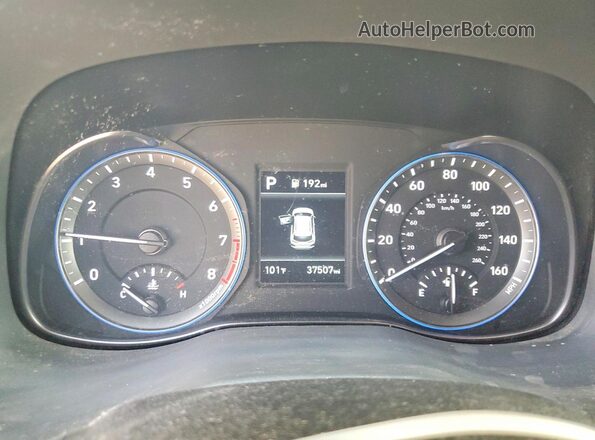 KM8K22AA4LU412971 2020 HYUNDAI KONA Gray უკანა სავარძლების ხედი