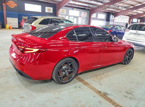 ZARFANBN6K7612720 2019 ALFA ROMEO GIULIA Maroon Передня права чверть