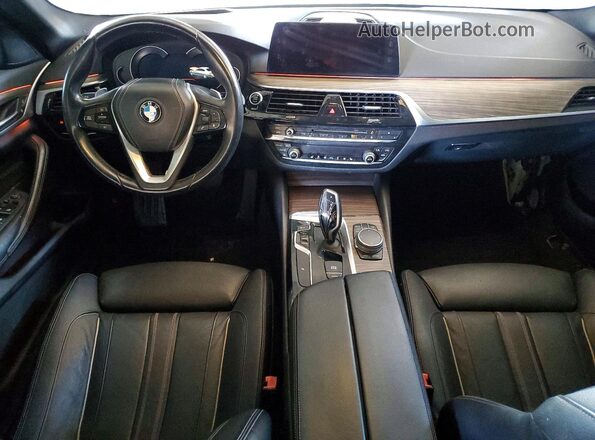 WBAJE5C33HG914221 2017 BMW 5 SERIES Синий Вид щитка приборов