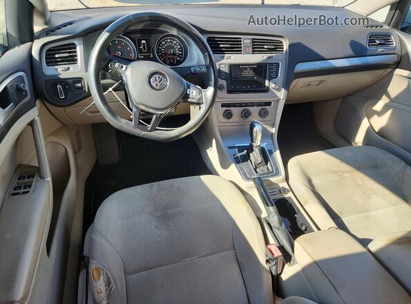 3VWC17AU6GM516050 2016 VOLKSWAGEN GOLF White Vista del cuadro de instrumentos