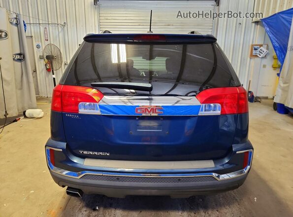 2GKALPEK5H6199312 2017 GMC TERRAIN Blue Widok wnętrza z przodu
