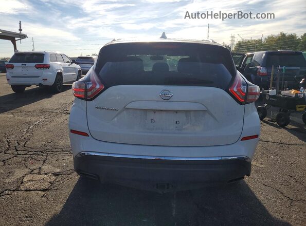 5N1AZ2MH6HN187471 2017 NISSAN MURANO Белый Вид салона спереди