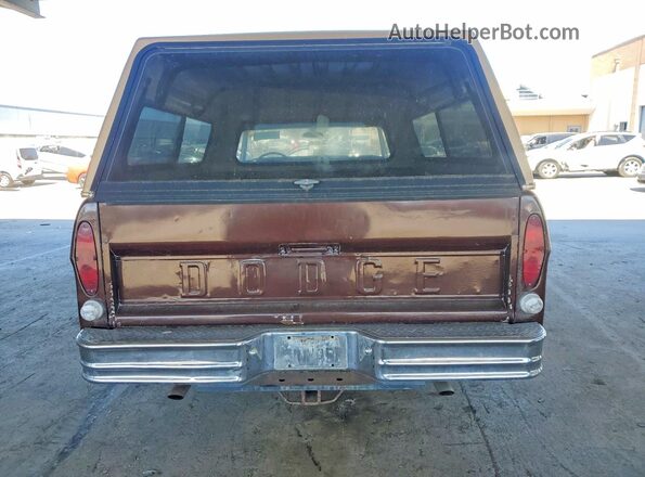1187120173 1969 DODGE TRUCK&CMPR Tan Հետևի տեսք