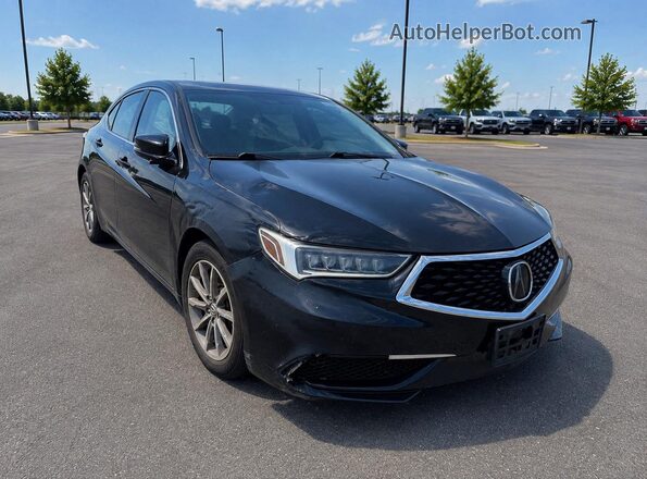 19UUB1F33KA000141 2019 ACURA TLX Black უკანა მარცხენა