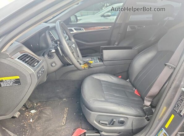 KMHGN4JEXGU134384 2016 HYUNDAI GENESIS Gray Vista del salpicadero
