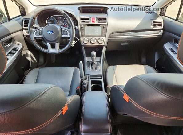 JF2GPAKC5GH319446 2016 SUBARU CROSSTREK Charcoal Vista del cuadro de instrumentos