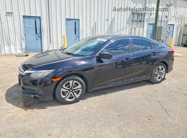 19XFC2F51HE056726 2017 HONDA CIVIC Black უკანა მარცხენა