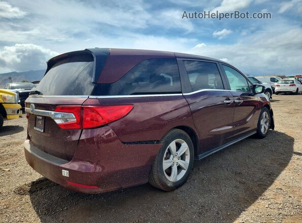 5FNRL6H54LB004561 2020 HONDA ODYSSEY Maroon Delantero derecho