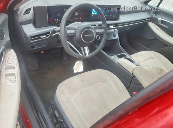 KMHL64JA1SA436987 2025 HYUNDAI SONATA Red Սարքավորումների վահանակի տեսք