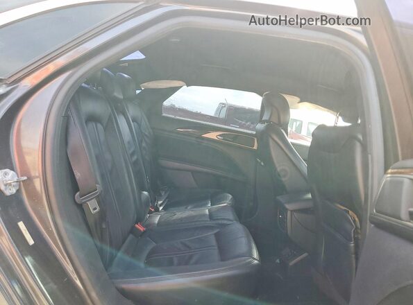 3LN6L5C92HR622986 2017 LINCOLN MKZ Black უკანა სალონის ხედი