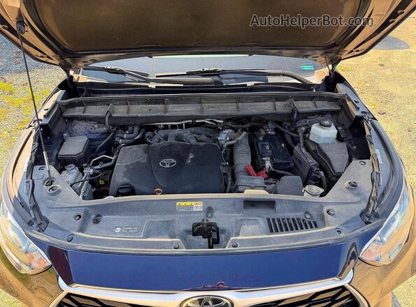 5TDGZRBHXLS512460 2020 TOYOTA HIGHLANDER Black Vista del salpicadero