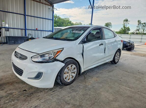 KMHCT4AE1GU165477 2016 HYUNDAI ACCENT White Rear left