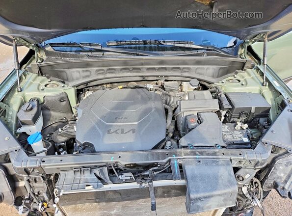 5XYP5DGC2PG360012 2023 KIA TELLURIDE Teal Вид наклейки з VIN-кодом