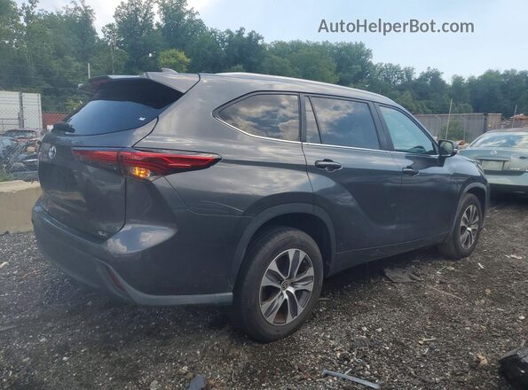 5TDKDRAH1PS003020 2023 TOYOTA HIGHLANDER Gray Delantero derecho