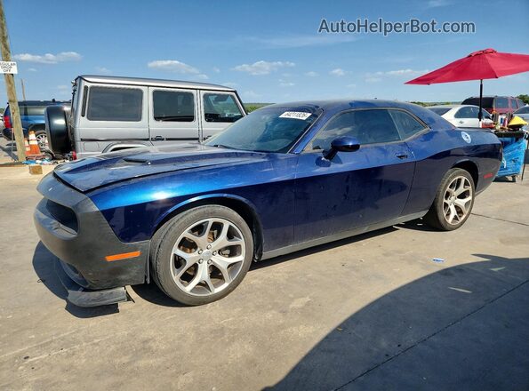 2C3CDZAG1GH322156 2016 DODGE CHALLENGER Blue Rear left