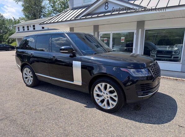SALGS2SV7KA516858 2019 LAND ROVER RANGE Black Rear left