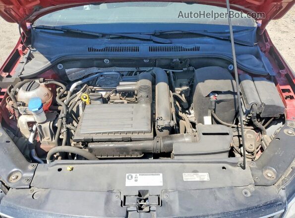 3VW2B7AJ8HM408853 2017 VOLKSWAGEN JETTA Красный Вид подкапотного пространства