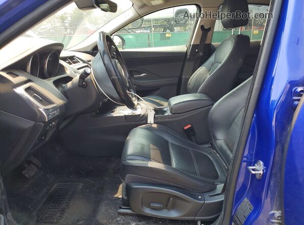 SADFJ2FX0J1Z13509 2018 JAGUAR E-PACE Blue Вид панелі приладів