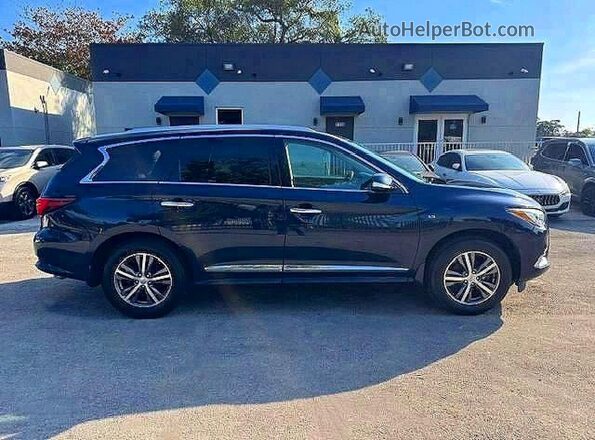 5N1DL0MM4KC561014 2019 INFINITI QX60 Blue 360 interior view