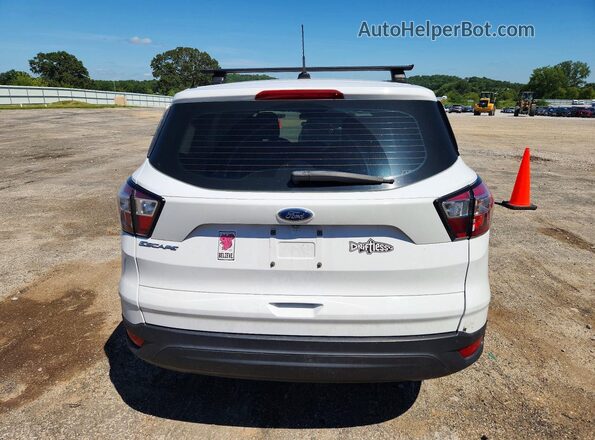 1FMCU0F77JUC89129 2018 FORD ESCAPE Белый Вид салона спереди