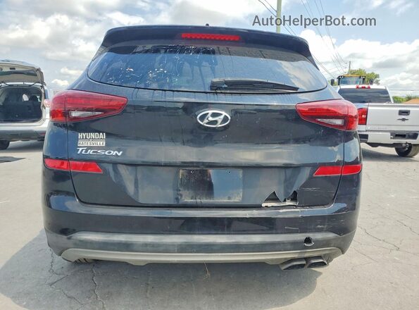 KM8J33AL9KU857544 2019 HYUNDAI TUCSON Черный Вид салона спереди