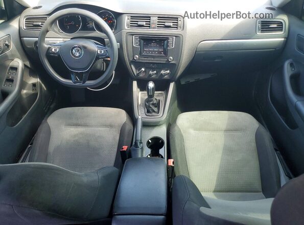 3VW2B7AJ8HM313791 2017 VOLKSWAGEN JETTA Black Вид щитка приладів