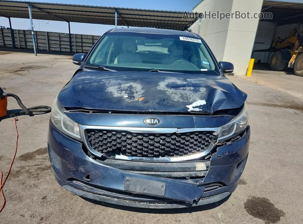 KNDMB5C16G6097676 2016 KIA SEDONA Угольный Вид сзади