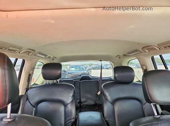 JN8AZ2NF4K9681981 2019 INFINITI QX80 Gray Widok wnętrza z tyłu