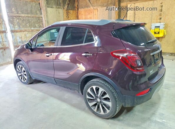 KL4CJFSB6HB118897 2017 BUICK ENCORE Темно-бордовый Задняя правая четверть