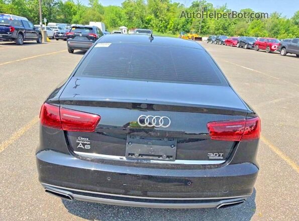 WAUHGAFC7GN006622 2016 AUDI A6 Black VIN sticker view