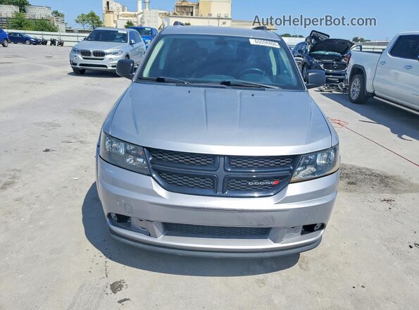 3C4PDCAB7JT496472 2018 DODGE JOURNEY Silver Rear view