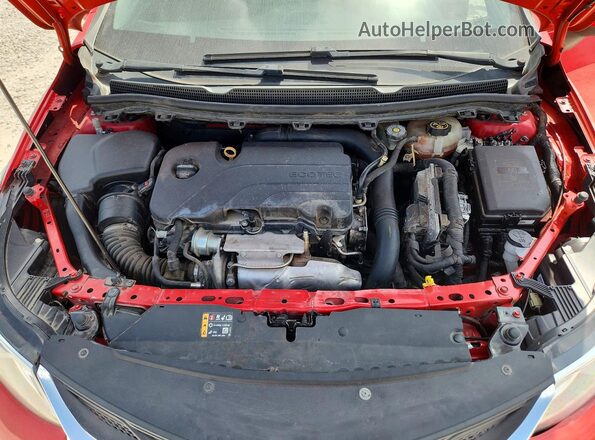 1G1BE5SM9K7112760 2019 CHEVROLET CRUZE Red Вид підкапотного простору