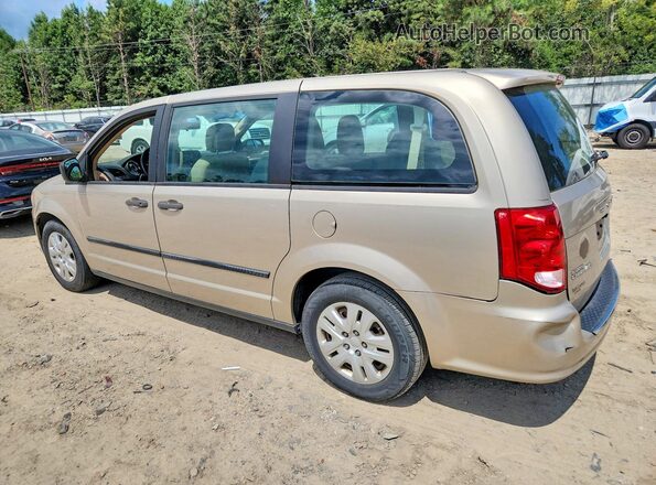 2C4RDGBG8GR145303 2016 DODGE CARAVAN Tan Задня права чверть