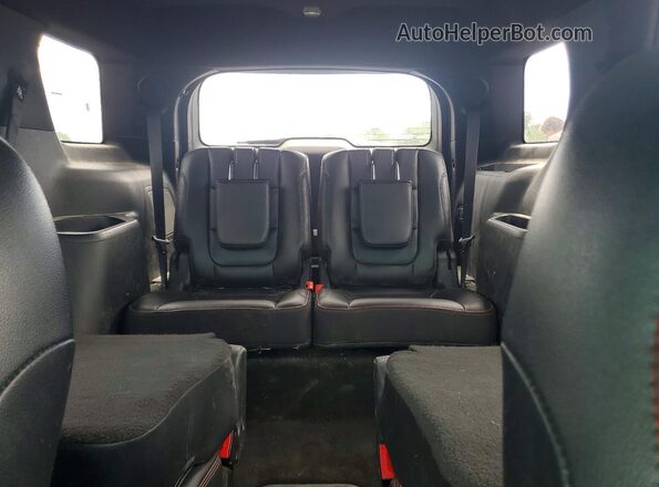 1FM5K8GT0GGB20568 2016 FORD EXPLORER Черный Вид задней части салона
