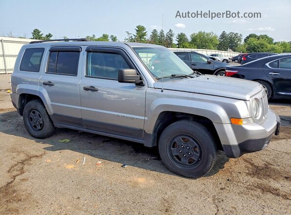 1C4NJRBB2HD194590 2017 JEEP PATRIOT Серебряный Вид спереди
